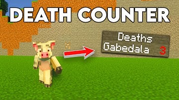 How to Make a Death Counter in Minecraft!