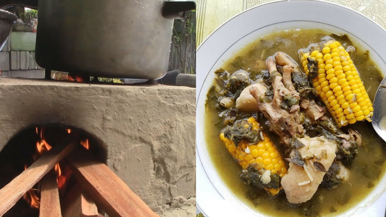 Gun Oil Soup,on the Fireside step by step Recipe Video II Real Nice