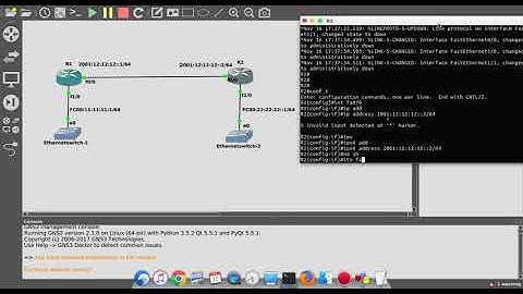 Static IPv6 Routing Configuration