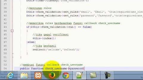 Membuat akses login codeigniter bagian 3