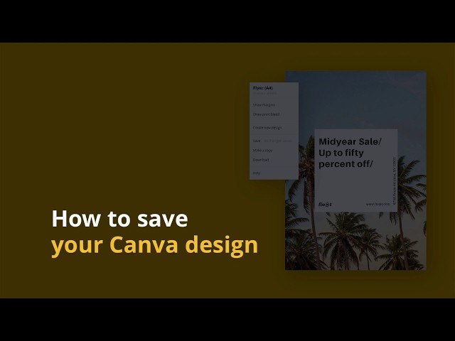 How to save your Canva design class=