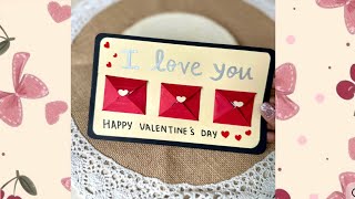 Diy Valentine’s day card #giftideas 
