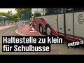 Realer Irrsinn: Teure neue Bushaltestelle zu klein für Busse | extra 3 | NDR