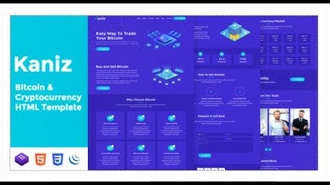 Kaniz - Bitcoin & Cryptocurrency HTML Template | Themeforest Templates