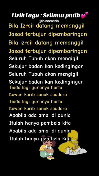 selimut putih