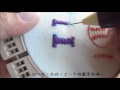 俄羅斯刺繡-技法-密針繡 Punch Needle -Technique-Lettering Satin Stitch