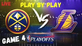 Nuggets vs Lakers Play By Play Live Playoffs