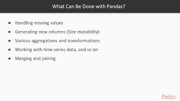 Migrating from R to Python for Data Analysis : Introduction to Pandas | packtpub.com