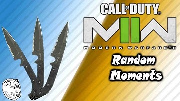 COD MW2 - Random Moments - Funny Throwing Knife and Explosion Kills!