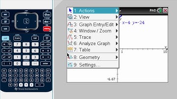 Finding Slope with TI Nspire