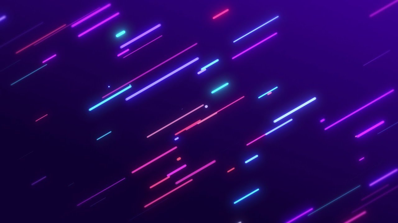 Rounded Neon Red and Blue lines Background video, Footage