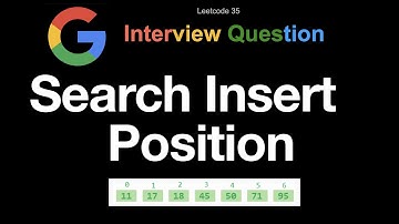 Leetcode 35. Search Insert Position