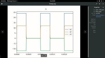 Three winding transformer operation at high frequency