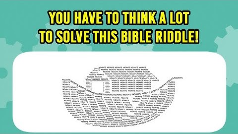 Bible Rebus Puzzle