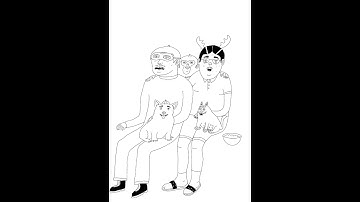 Timelapse Procreate drawing The TV Show #shorts #procreate #art #artwork
