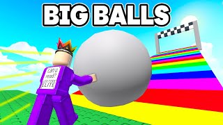 Pushing Big Balls Up A Hill But I Used CASH To Get Stronger on Roblox screenshot 5