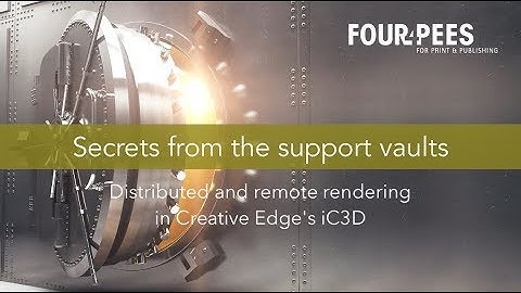 Distributed and remote rendering in Creative Edge