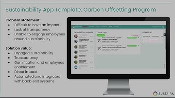 Sustaira - Carbon Offsetting Application Demo