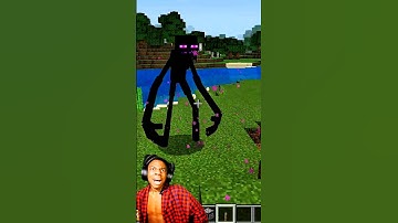 Spawning Mutant Enderman In Minecraft #shorts #minecraft #trending