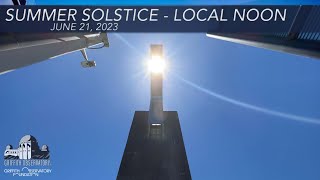 SUMMER SOLSTICE - LOCAL NOON | GRIFFITH OBSERVATORY | JUNE 21, 2023