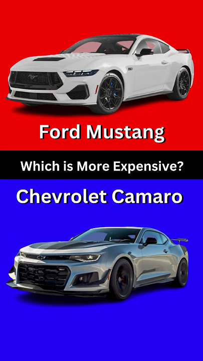 Camaro ZL1 vs Mustang GT
