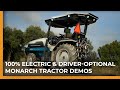 100 electric  driver optional monarch tractor demos