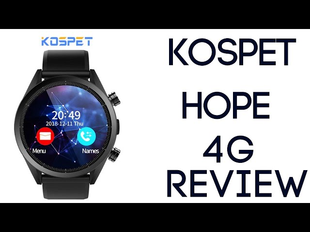 Skynd dig Post lov Kospet Hope 4G Smartwatch Review - 3GB/32GB Android 7.1.1 IP67 Waterproof -  YouTube