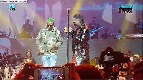 ZLATAN AND BURNA BOY'S LEG WORK PERFORMANCE AT #BURNALIVE CONCERT 2018