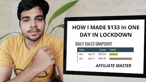 How I Made $133 In One Day On ClickBank In LockDown From Affiliate Marketing 2020