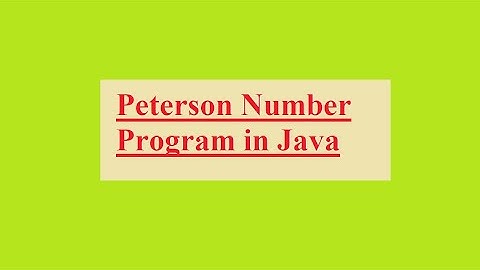 Peterson Number Program in Java | Java Part-5 | L2G | Learning toGaining