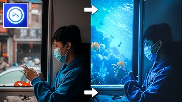 Under Water Travelling New Photo Editing Concept | Photoshop Touch Tutorial