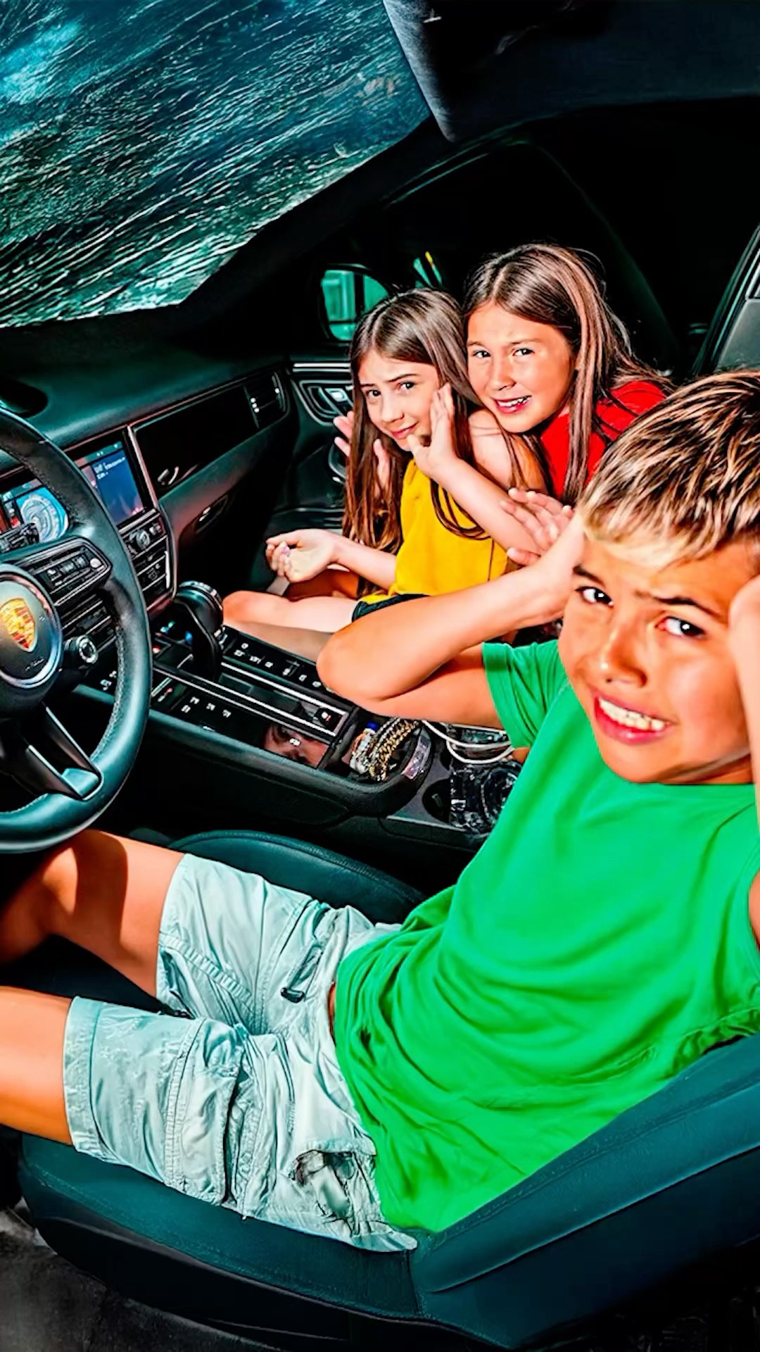 MEU IRMÃOZINHO BATEU MEU CARRO #shorts
