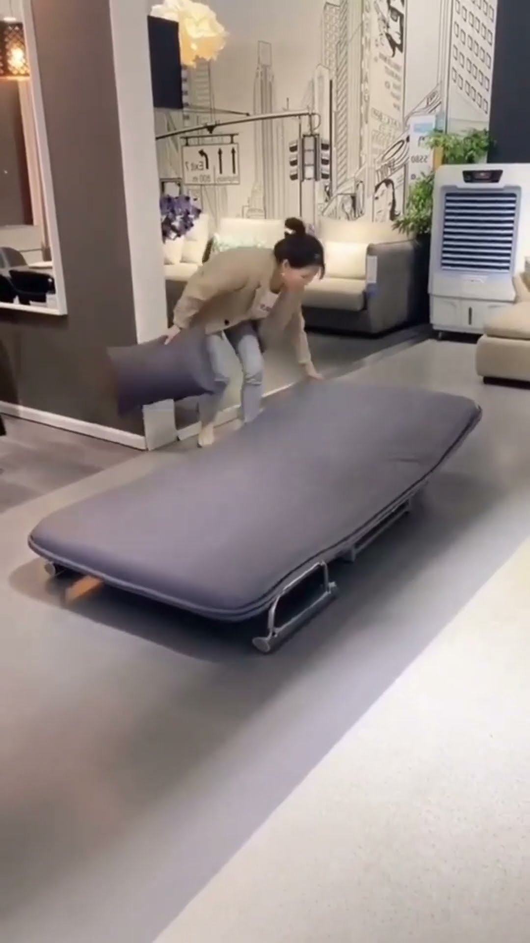 Product Link in Bio ( # 1609 ) @MaviGadgets  ✅ Easy Folding Space-Saving Convertible Sofa Bed