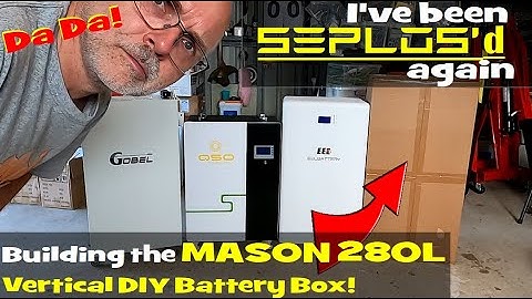 Building the Seplos Mason 280L Vertical DIY Battery Kit. PERFECT!!! Wait... it
