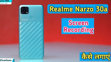 Screen Recording in Realme Narzo 30a, How To Record Screen In Realme Narzo 30a, Screen Recording