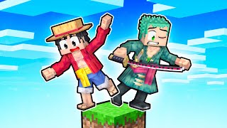 Minecraft One Piece But We’re On ONE BLOCK!