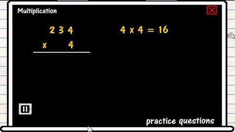 Vedic Maths Multiplication by single Digit