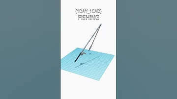 [1DAY_1CAD] FISHING #shorts #tinkercad #project