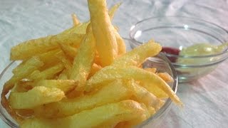 como hacer PAPAS O PATATAS FRITAS PERFECTAS Y CRUJIENTES