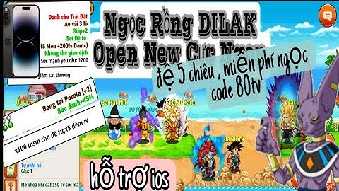 Ngọc Rồng Lậu Mới || Sever Đã Open Hỗ Trợ IOS Free Ngọc Vô Hạn Có Nhiều Cải Trang Xịn Chuẩn Cày Chay