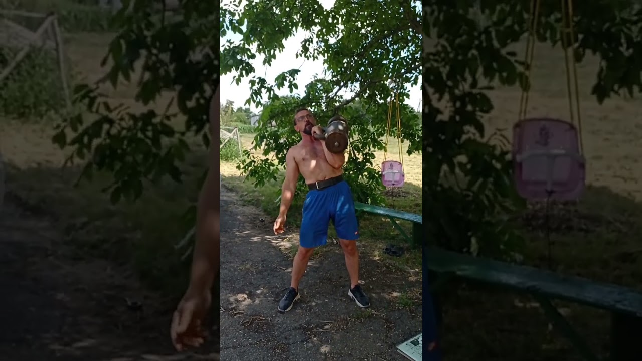 Kettlebell 60kg left. Personal record. Гиря 60кг левой. Личный рекорд.