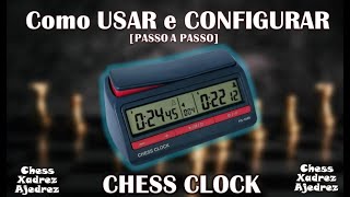 Configurando o mini relógio de xadrez PQ 9907S chess timer 