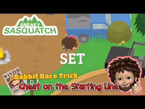 Sneaky Sasquatch - Rabbit Race Tips, Trick and how to cheat on Starting Line