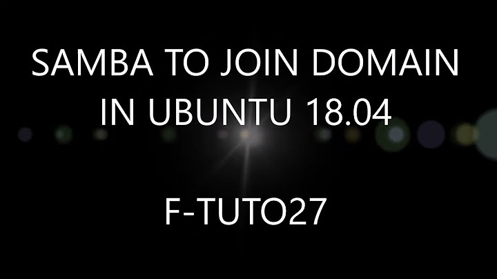 JOIN DOMAIN GUNA SAMBA UNTUK USER AUTHENTICATION (UBUNTU 18.04)