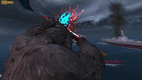 Godzilla and Kong vs mechagodzilla New MODE ! PUBG MOBILE