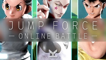 Jump Force - Online Battle - Gon Freecss, Hisoka Morow and Yusuke Urameshi