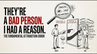 The fundamental attribution error — why we judge others differently than ourselves