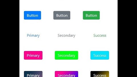 Button Bootstrap 3,4,5 Gradient Background #Htmlvscss