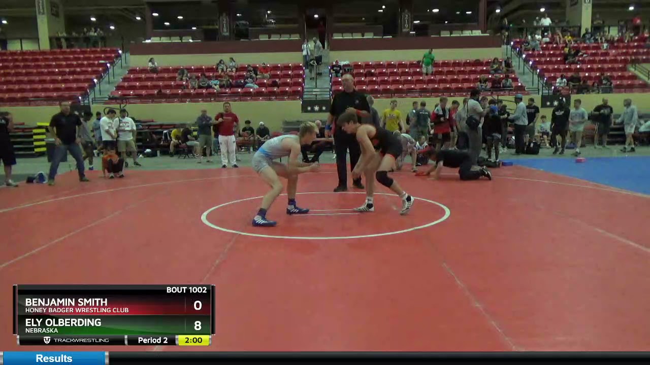 16U Boys 126 Benjamin Smith Honey Badger Wrestling Club Vs Ely