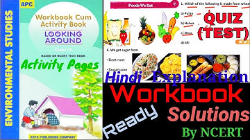WORKBOOK/PRINTABLE SOLUTION APC/FOOD AND FUN/MCQ/QUIZ/हिंदी में/Looking Around/Class-4/KV Teacher